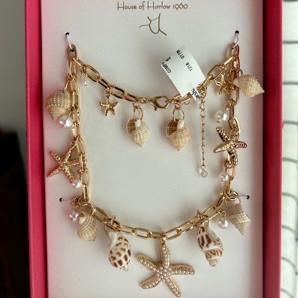 House of Harlow nautical charm necklace - Brand new